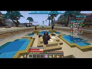 Playing in the best server ever! Mineclub Join now!: play.mineclub.fun