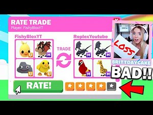 I Rated FISHYBLOX Best & *WORST* Trades in Adopt Me!