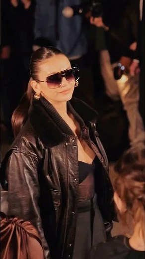 Nina Dobrev at Victoria Beckham show | Paris Fashion Week #ninadobrev #shorts