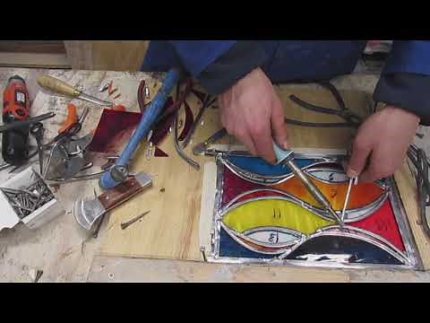 Sophie's Stained Glass | Leaded Glass : Teaching a Complete Beginner, Soldering