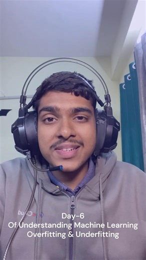 Overfitting And Underfitting Explained in hindi |day 6 of understanding ML #machinelearning #python
