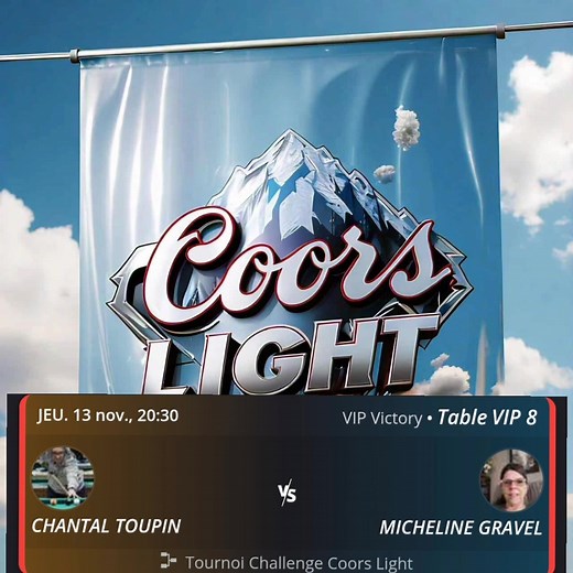 Coors Light Challenge 13 Novembre Bonne chance gang | VIP Victory
