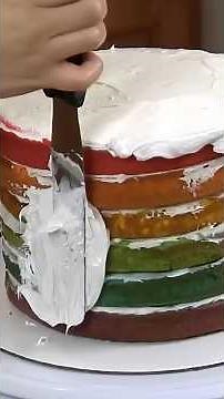 How To Make A Rainbow Cake! Who Remembers this video?
