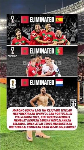 Maroko Kembali Singkirkan Raksasa Eropa di Piala Dunia!
