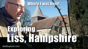 I am on a mission to find the exact place where I popped out into the world. I am with novelist and actress, Elizabeth Housden, in the old village of Liss in Hampshire. She is taking me on a walk through the older part of the village, not to be confused with the newer, Victorian version that built up around the railway station. We pass the beautiful St Peter's Church, the Spread Eagle pub, where at one time the village stocks were, a hollow oak and then approach the the cottage hospital that som