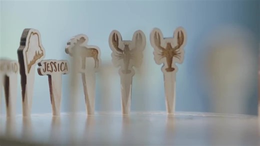 Colorful Maple Wood Cribbage Pegs: Wildlife & Animal Designs on Both Sides - Etsy