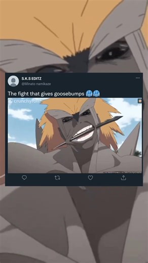 The fight that gives goosebumps 🥶 #shorts #anime #naruto
