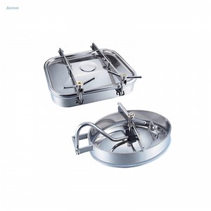 [Hot Item] Customizable Sanitary Grade Stainless Steel Water Rectangle Tank Manhole Cover