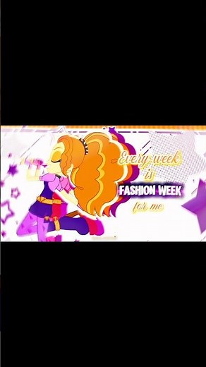 fashion week | adagio dazzle | mlp edit