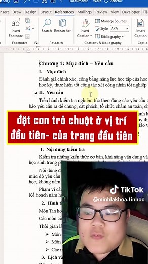 Hướng Dẫn Tạo Mục Lục Tự Động Trong Word