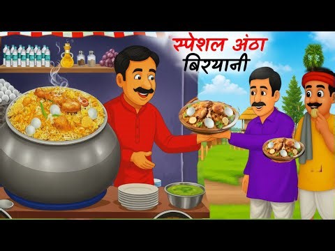 स्पेशल अंडा बिरयानी | mutton biriyani wala | hindi story | hindi kahaniyan | kahani |
