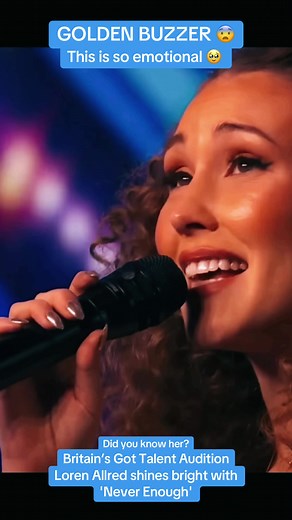 Loren Allred 'Never Enough' Audition on Britain's Got Talent