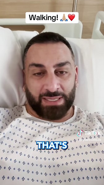 First Steps After 5-Hour Back Fusion Surgery