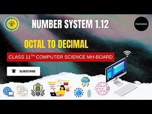 Octal to Decimal Conversion | Easy Concept + Examples | Class 11th Computer Science | Sarvesh Sir |