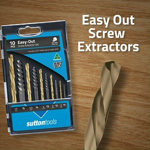1.4K views · 32 reactions | CARPENTER ESSENTIALS - Sutton Tools Screw Extractor Set Made right here in Australia  Designed to remove broken studs, bolts, socket screws and fittings  Check them out here: https://bit.ly/3GYW3Wa | Sutton Tools | Facebook