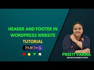 Header And Footer In WordPress Website Tutorial