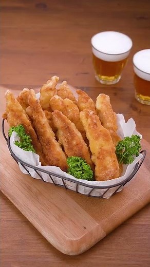 【揚げ焼きで作る！】ささみのフライドチキン #Shorts