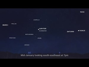How to see the 'planetary alignment' this January