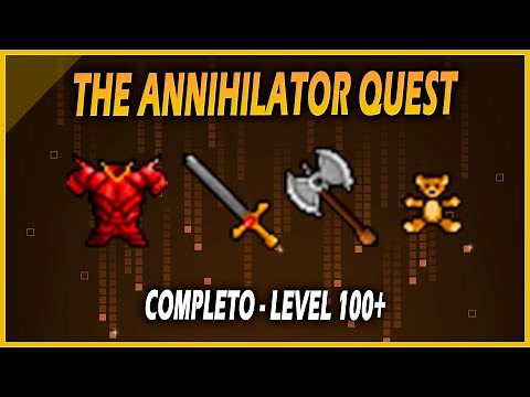 [TIBIA] - THE ANNIHILATOR QUEST (COMPLETA) | DEMON OUTFIT + ITEM