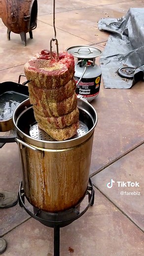 Delicious Deep Fried Prime Rib for Christmas