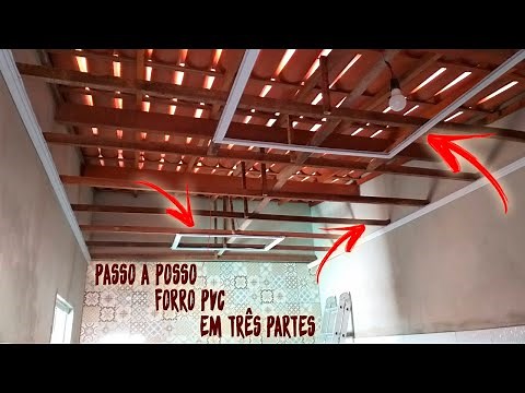 See step by step how to make a PVC lining structure in three parts!