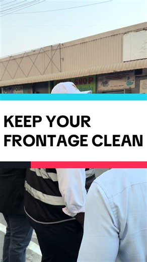 Keep Your Frontage Clean — Lusaka road frontage message