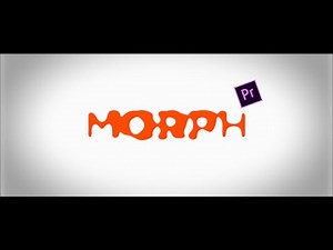 text morphing effect in premiere pro
