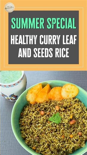 This superseeds and curry leaf rice is a powerhouse of nutrition! #ricerecipe #trending #healthy