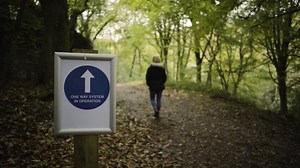 One Way System Operation Signage Forest Stock Footage Video (100% Royalty-free) 1095929285 | Shutterstock