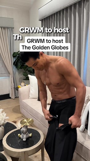 Getting red-carpet ready so you don’t have to… Golden Globes with Access Hollywood #Globes #Access #RedCarpet #TequilaTime