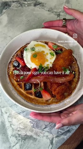 Don’t let anyone tell you that you can’t have sweet and savoury together… this is all the proof you need 🤤 Tag your brunch bestie 🫱🏼‍🫲🏻 #angelinas #sweetandsavoury #kent #restaurant