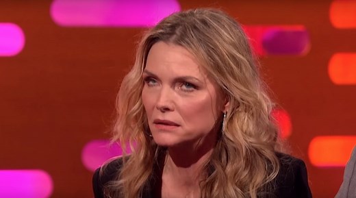 Michelle Pfeiffer Says Her “Uptown Funk” Reference Is Both A Blessing And A Curse