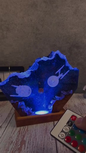 Galaxy Night Light, NCC 1701A Vs NCC 1864 Figure, Space Ship Night Light, Space Ship Figure, Space Ship Model Decor Home, Unique Night Light - Etsy