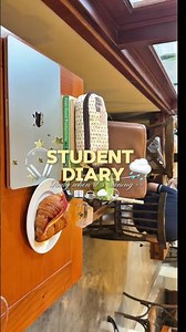 Cozy Rainy Day at a Cafe 🌧️🍵 (Student Diary)