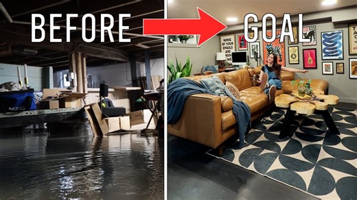 Saving my flooded basement: The full transformation!