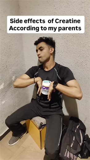 GUFRAN SHAIKH on Instagram: "Side effects of Creatine according to my parents 🥲😂 . . . Creatine, supplements, muscle growth, hair loss myths, gym struggles, and gym bro moments — everything in one reel 😂💪 This video is made only for fun and entertainment purposes, but it also spreads some real awareness about fitness, diet, and workout life. People keep asking: Does creatine cause hair loss? 🤯 Do supplements really help in muscle growth? 💥 Is gym life always aesthetic or full of funny mome