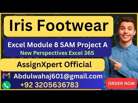 Iris Footwear Excel Module 8 SAM Project A AssignXpert Official