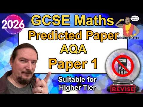 AQA GCSE Maths - Predicted Paper 1 - May June 2026 - Higher Tier