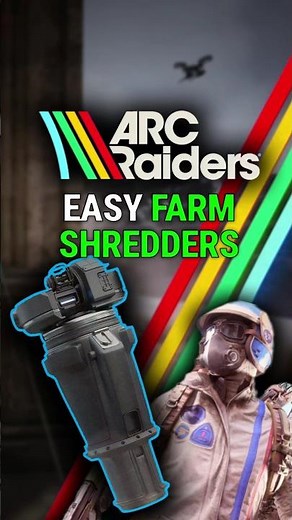 The BEST Way to Farm Shredders in ARC Raiders - 5000+ Damage Guide #arcraiders #gamingtips #farm