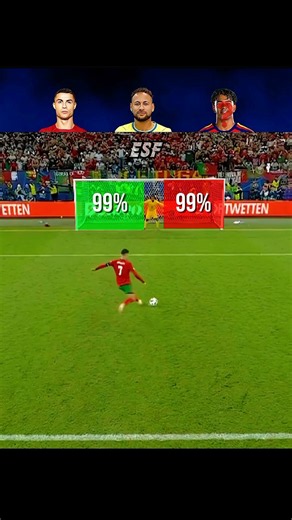 Ronaldo vs Neymar vs Yamal vs Spiderman insane penalty shootout #shorts