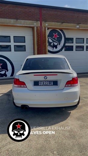 BMW 125i guerrilla bypass + mid muffler delete