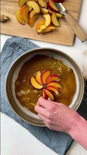 Nectarine Upside Down Cake Recipe | The Good Oil