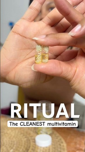 The cleanest daily vitamin (no synthetic fillers!) | Ritual Multivitamin #shorts #dailyvitamins