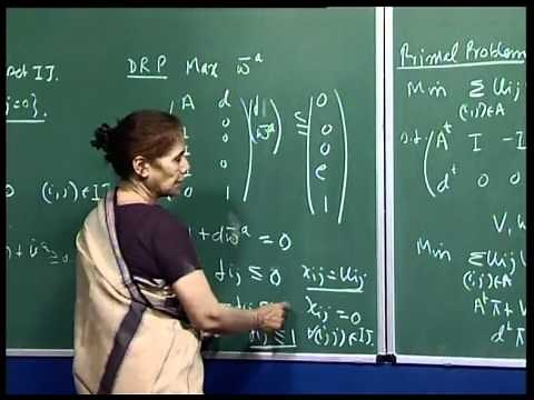 Mod-01 Lec-33 Min-cost flow changes in arc capacities , Max-flow problem, assignment 7