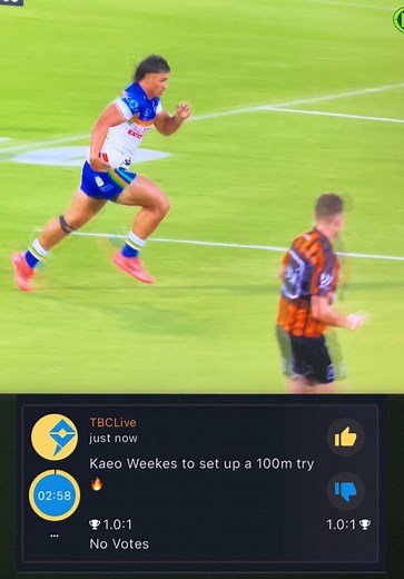 TBC Live NRL on TikTok