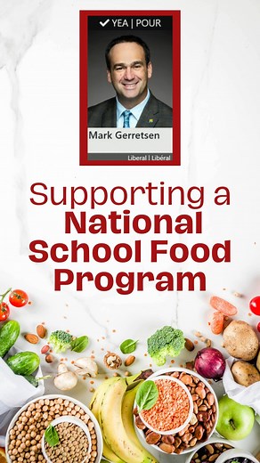 23 reactions · 7 comments | As the federal government works towards the implementation of a National School Food Program, I wanted to share how the Kingston Region has been showing our unwaivering support! Thank you to my community, the Food Sharing Project, and all the schools that have helped with signing peitions.  | Mark Gerretsen | Facebook