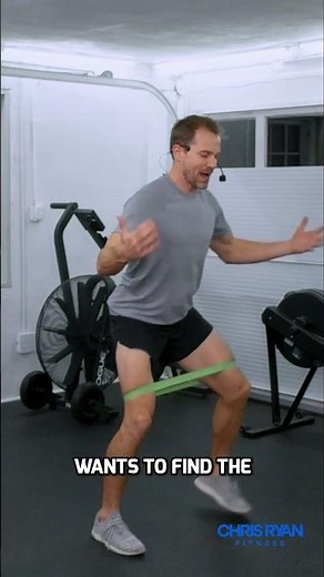 🔥 Mini Band Lateral Walk for Hip Strength & Glute Activation 🍑Chris Ryan Fitness