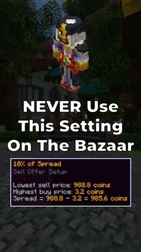 NEVER Use This Setting On The Bazaar