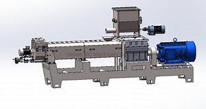 [Hot Item] Automatic Dual-Screw Extruder Machine for Animal Feed Production