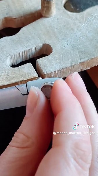 Sea Glass Swirl Ring Making Process